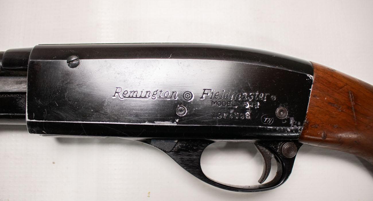 REMINGTON 572 Fieldmaster 22S/L/LR Police Trade-In Pump Action Rifle made in the USA